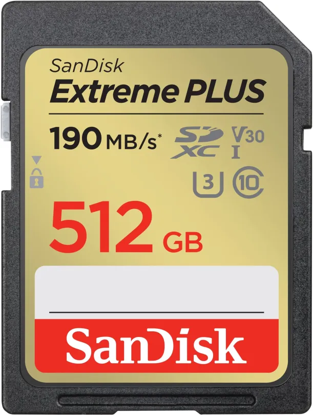 Pamäťová karta SanDisk SDXC Extreme PLUS 512GB