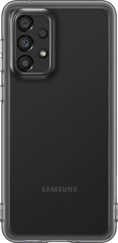 Kryt na mobil Samsung Galaxy A33 5G Polopriehľadný zadný kryt čierny