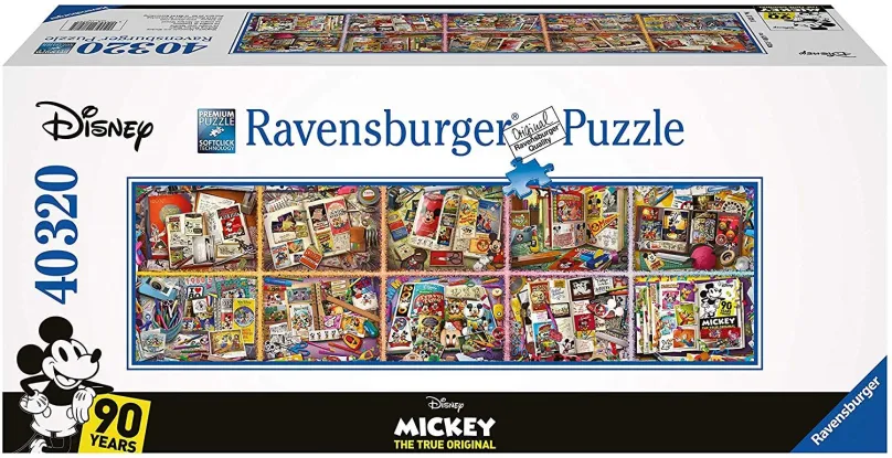 RAVENSBURGER Puzzle Mickey Mouse počas rokov 40320 dielikov