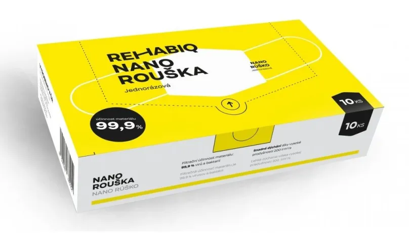Ústenka REHABIQ Nano s účinnosťou 12 hodín, 10 ks