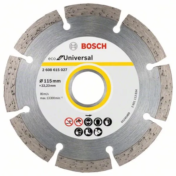 Diamantový kotúč Bosch Universal 115x22.23x2.0x7mm 2.608.615.027