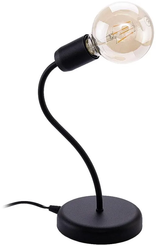 Stolová lampa Jupiter 1673 - Stolná lampa LUCE 1xE27/60W/230V čierna