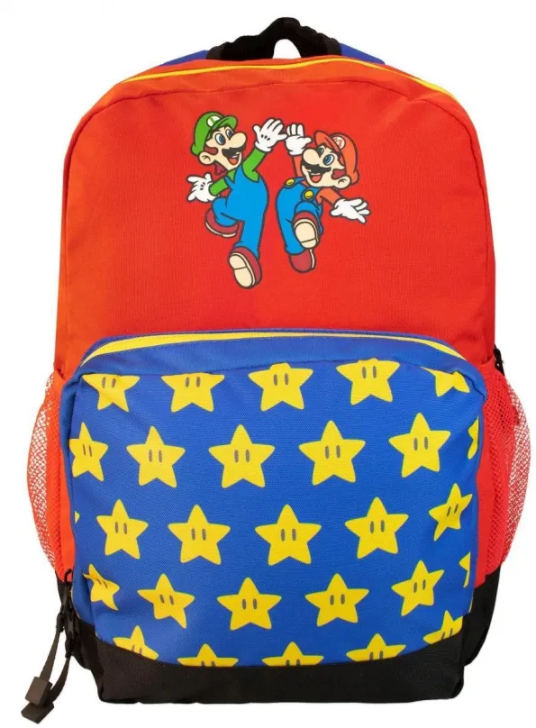 Detský batoh FASHION UK Ruksak Super Mario, červeno - modrý