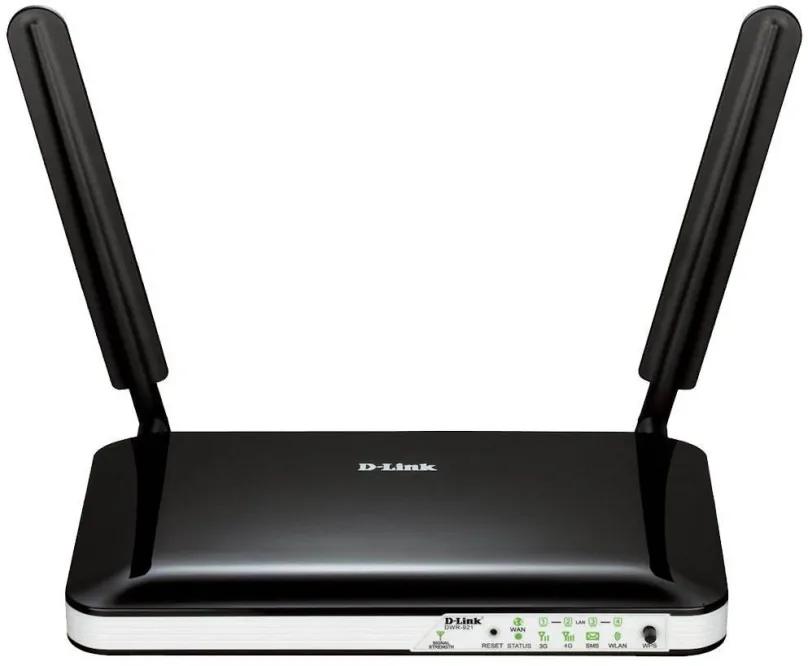 LTE WiFi modem D-Link DWR-921, rýchlosť WiFi prenosu 300Mb/s, LAN konektor: 4×, WAN konekt