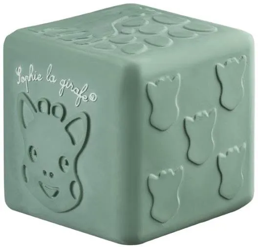 Hryzátko Vulli Textúrovaná kocka žirafa Sophie