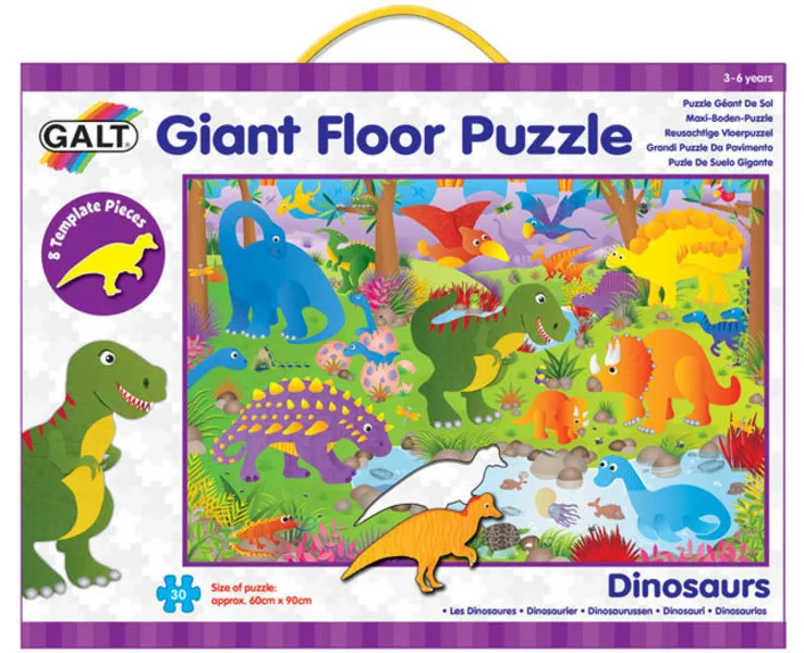 Veľké podlahové puzzle - dinosaury