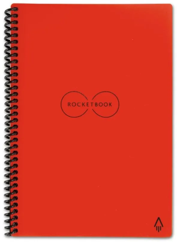 Poznámkový blok ROCKETBOOK Everlast Executive A5 červený, formát A5, 36 listov, bodkovaný