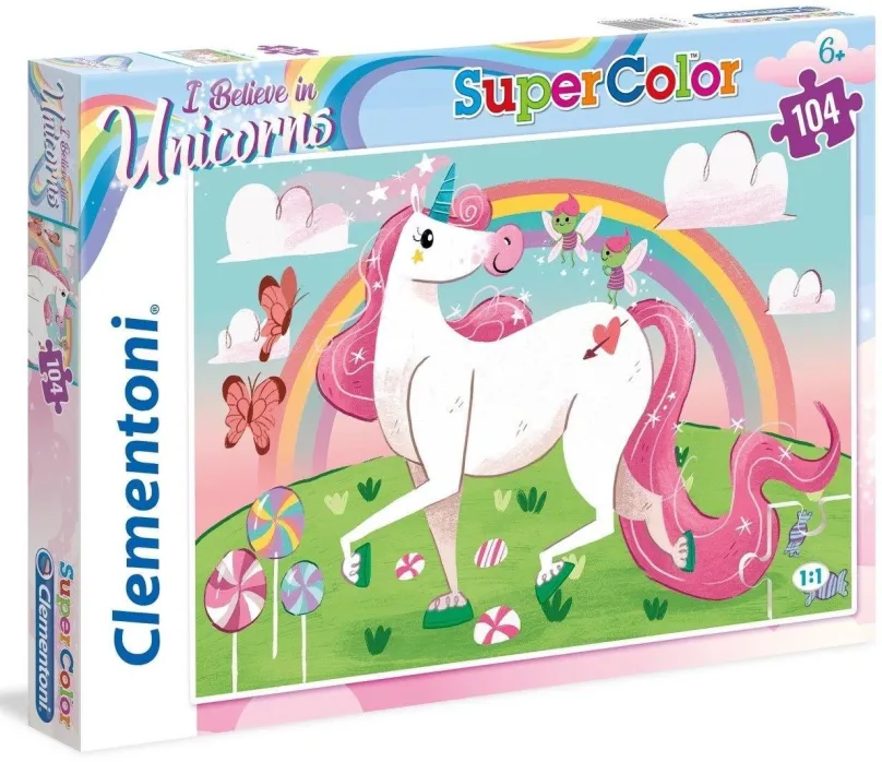 Puzzle Clementoni Briliant puzzle I Believe in Unicorns 104 dielikov