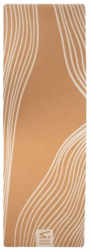 Jogamatka Sharp Shape Cork yoga mat Zen white, rozmery 183x61 cm, hrúbka 0,35 cm, protis