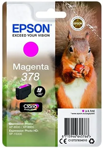 Cartridge Epson T3783 č.378 purpurová, pre Expression Photo HD XP-15000, 4.1ml