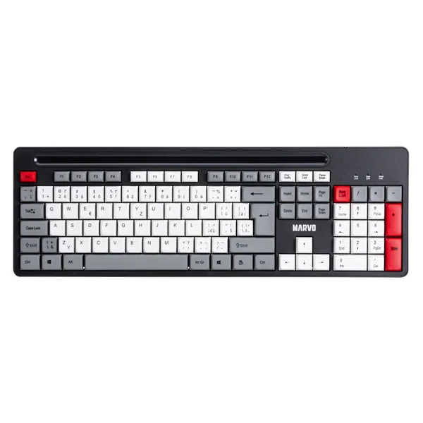 Marvo KB005, klávesnica CZ/SK, klasická, drôtová (USB), čierno-červená