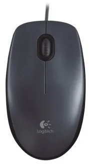 Myš Logitech Mouse M90, drôtová, optická, symetrická, pripojenie cez USB, veľkosť S, cit