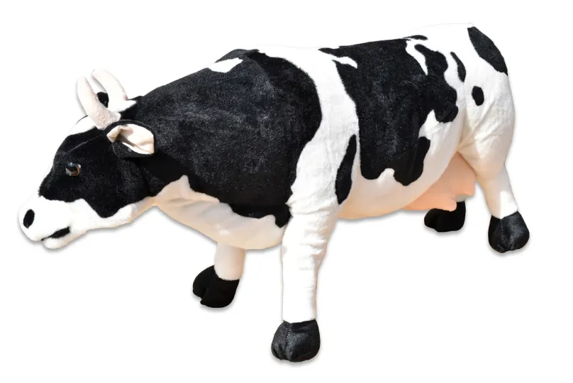 Plyšová stojaca krava dĺžka 84cm, výška 47cm