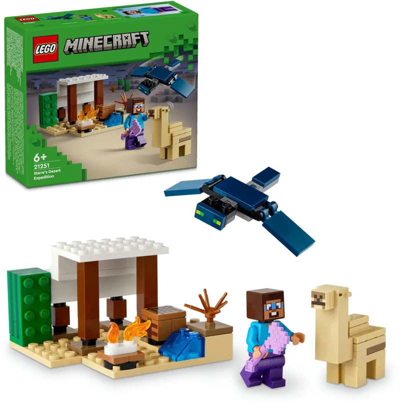 LEGO stavebnica LEGO® Minecraft® 21251 Steve a výprava do púšte