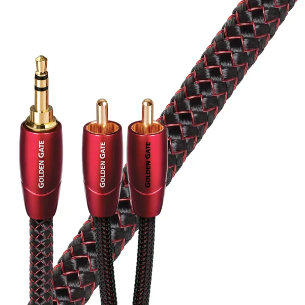 Audioquest Golden gate JR 1,5 m - audio kábel 3,5 mm jac k -2 x RCA