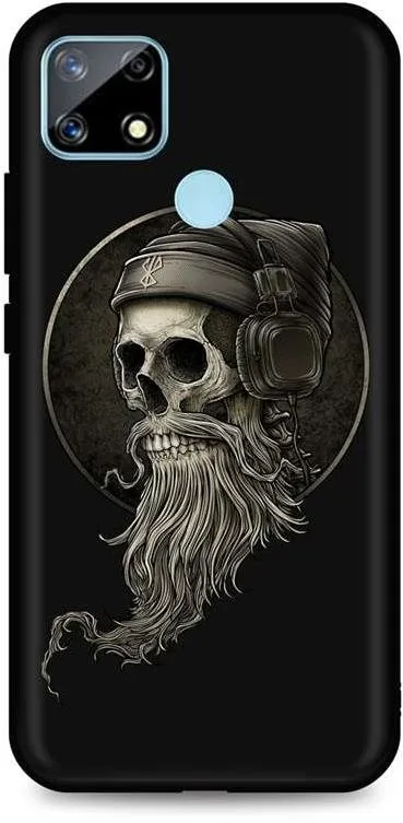 Kryt na mobil TopQ Realme 7i silikón Music Skeleton 62709