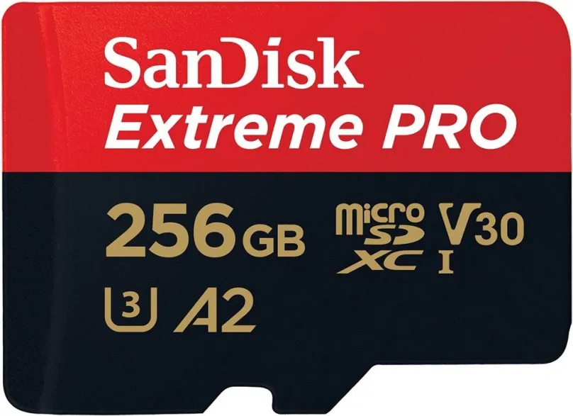 Pamäťová karta SanDisk microSDXC 256GB Extreme PRO + Rescue PRO Deluxe + SD adaptér