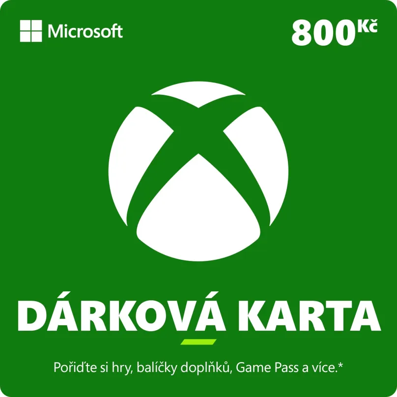 Dobíjacia karta Xbox Live Darčeková karta