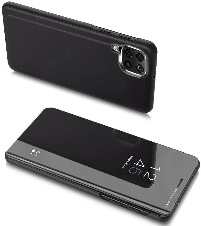 Puzdro na mobil Clear View knižkové puzdro na Samsung Galaxy M53 5G, čierne