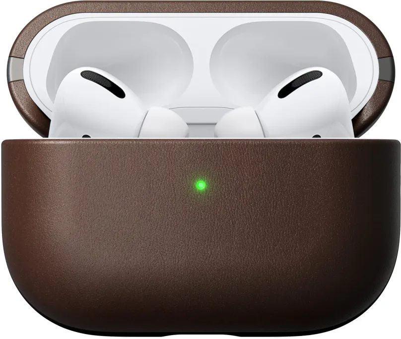 Puzdro na slúchadlá Nomad Leather Case Brown Apple AirPods Pro