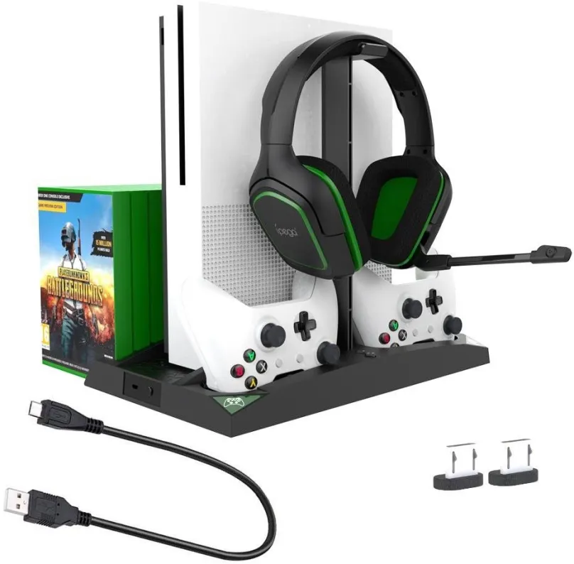 Stojan na hernú konzolu iPega XB007 Multifunkčný Nabíjací Stojan s Chladením pre Xbox One
