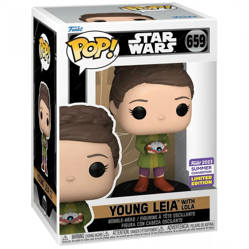 POP Vinyl: Star Wars Obi-Wan - Young Leia w Lola