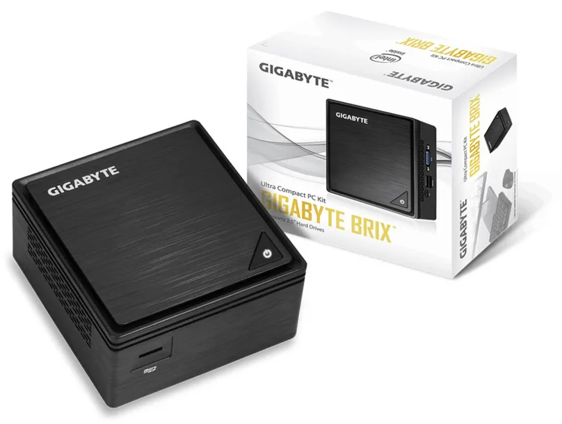 Mini PC a Chromeboxy Gigabyte Brix N3350 barebone pasív