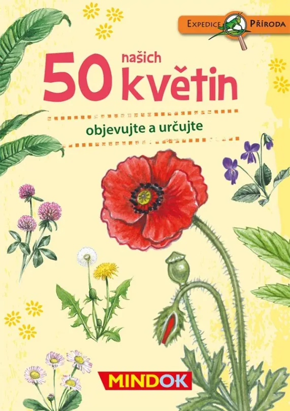 Spoločenská hra Expedícia príroda: 50 našich kvetín