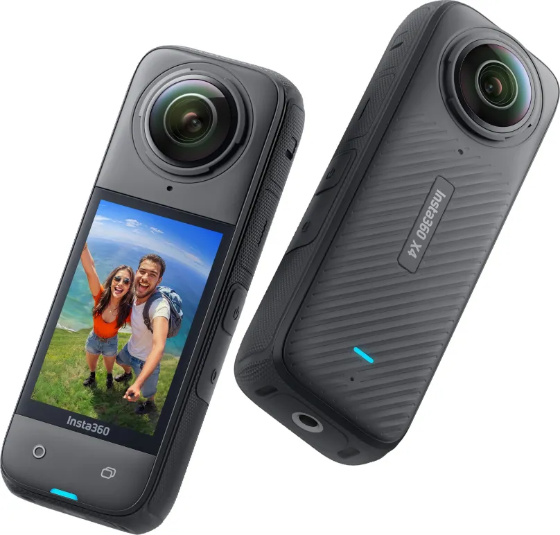 360 kamera Insta360 X4, natáča 360° videá, rozlíšenie videa 8K, rozlíšenie fotografie 72 M