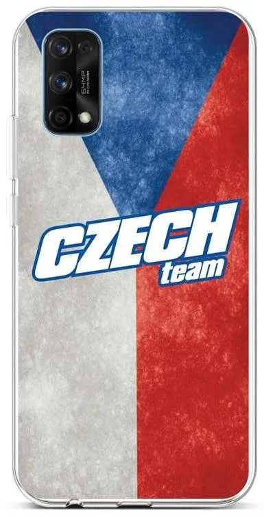 Kryt na mobil TopQ Realme 7 Pre silikón Czech Team 56997
