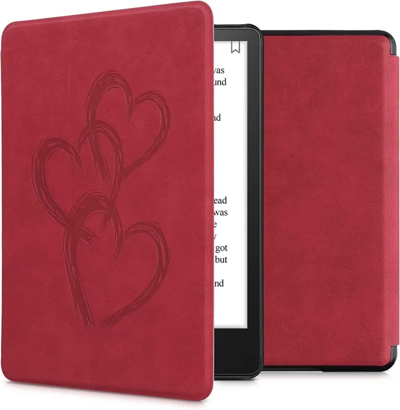 Púzdro na čítačku kníh KW Mobile - Heart Abstract - KW5625809 - Púzdro pre Amazon Kindle Paperwhite 5 (2021) - viacfarebné