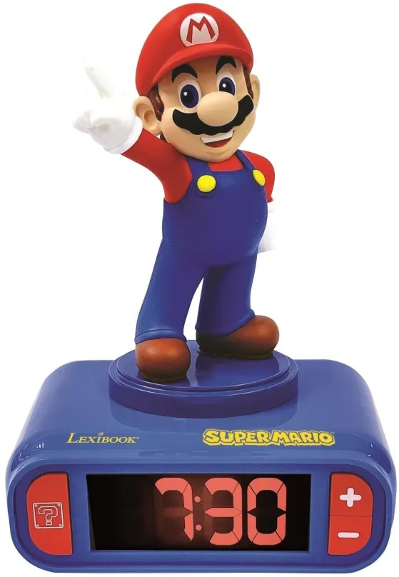 Budík Lexibook Super Mario Budík so zvukovými efektmi