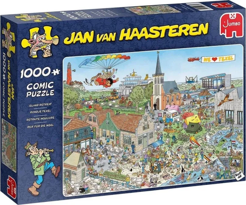 Puzzle Jumbo Puzzle Let nad ostrovom 1000 dielikov
