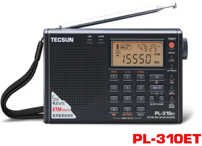 Vysielačka Tecsun PL-310ET prehľadový prijímač