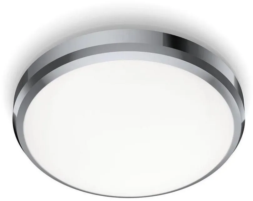Philips Doris CL257 LED kúpeľňové stropné svietidlo 1x6W | 640lm | 4000K | IP44 - ochrana EyeComfort, chróm