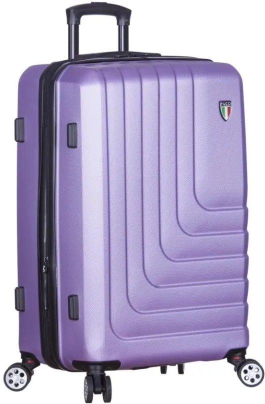 Cestovný kufor TUCCI T-0128/3 L ABS - fialová