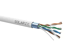 Inštalačný kábel Solarix CAT5E FTP PVC Eca 500m/cievka SXKD-5E-FTP-PVC