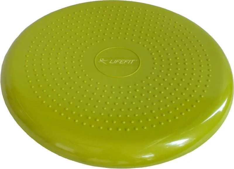 Balančné vankúšik Lifefit Balance cushion 33cm, svetlo zelený