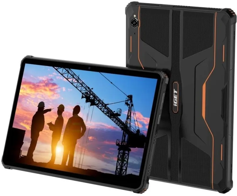 Tablet iGET RT1 4GB/64GB oranžový, odolný, displej 10,1" Full HD 1920 x 1200 IPS 2 GH