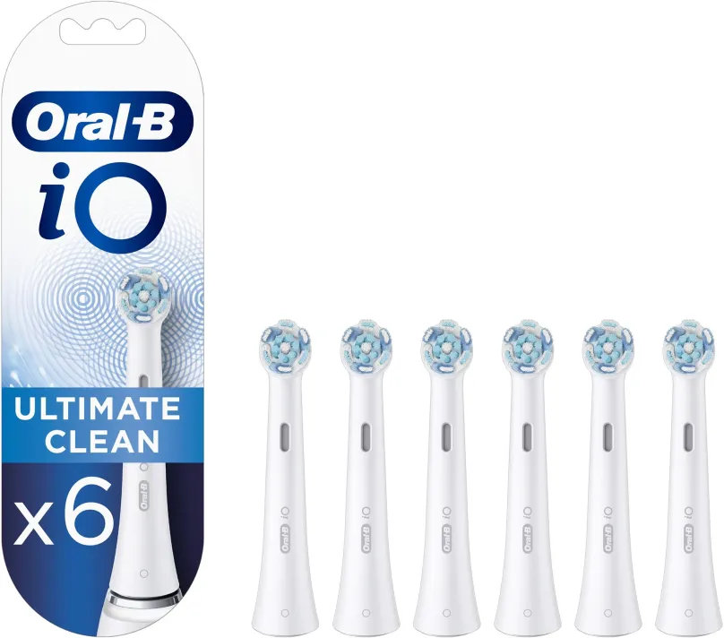 Náhradná hlavica k zubnej kefke Oral-B iO Ultimate Clean Kefkové Hlavy, 6 ks
