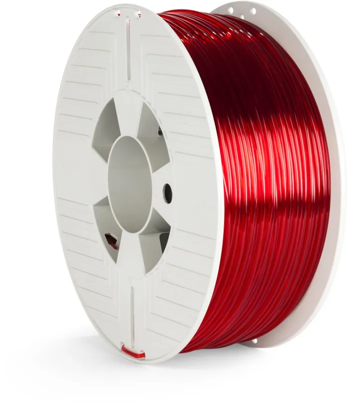 Filament Verbatim PET-G 2.85mm 1kg červená transparentná