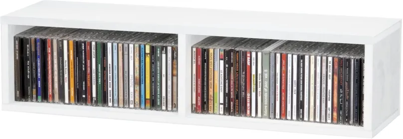 Box na CD GLORIOUS CD Box 90 WH, pre 90 CD, s deličom 50/50, je možné inštalovať na stenu,
