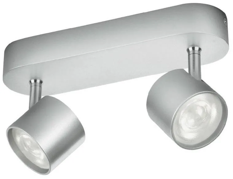 LED prisadené stropné svietidlo bodové Philips STAR 56242/48/16 - hliník