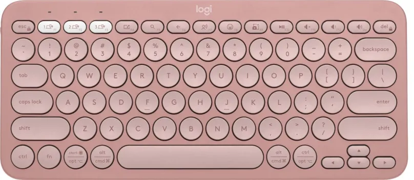 Klávesnica Logitech Pebble Keyboard 2 K380s, Rose - US INTL
