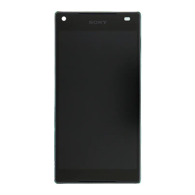 Náhradný diel LCD Display + Dotyková Doska + Predný Kryt Black Sony E5823 Xperia Z5compact (Service Pack)