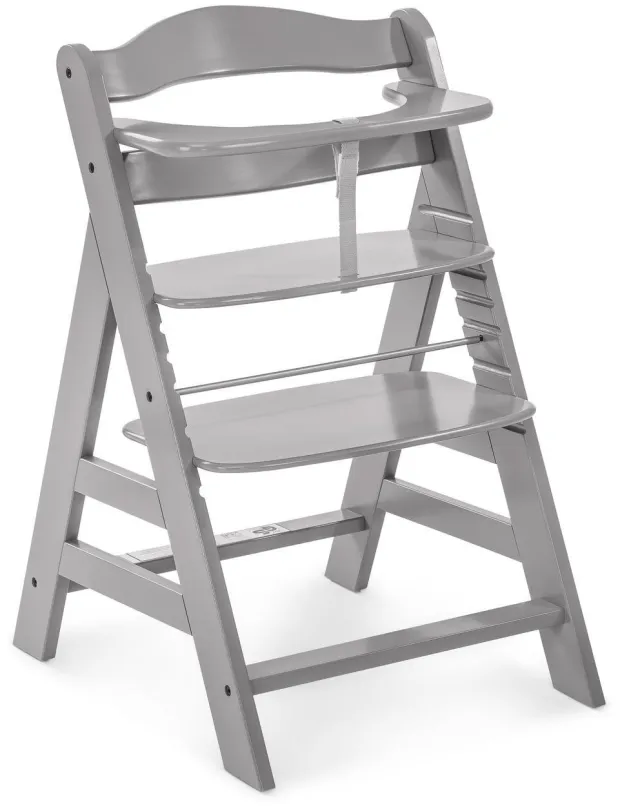 Jedálenská stolička HAUCK Alpha+ drevená stolička Grey