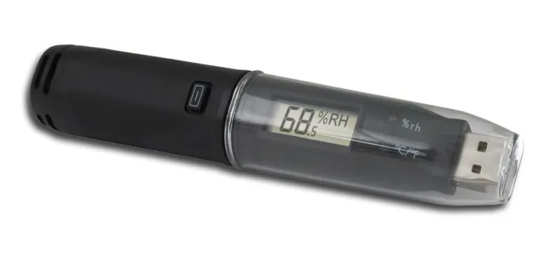 USB datalogger na meranie teploty, vlhkosti, rosného bodu - USB-TH + LCD