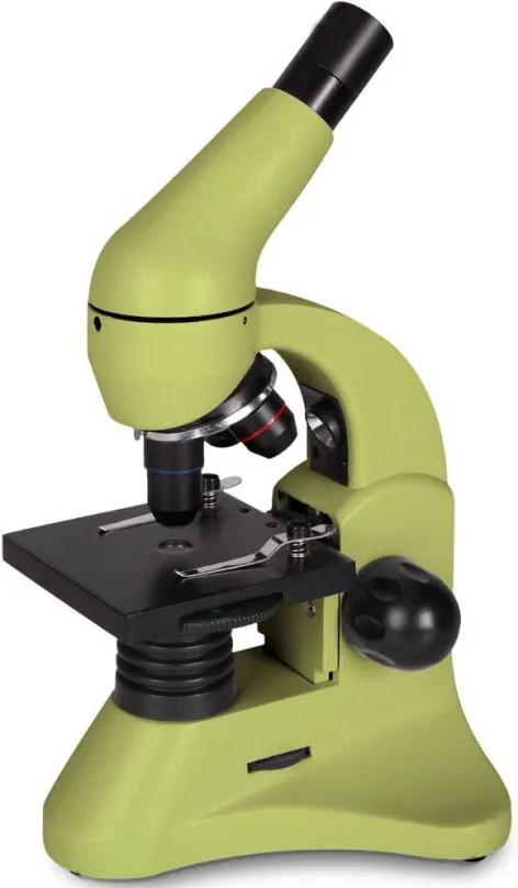 Mikroskop Levenhuk Rainbow 50L Plus Lime - zelený, celkové zväčšenie minimálne 64 x, celko