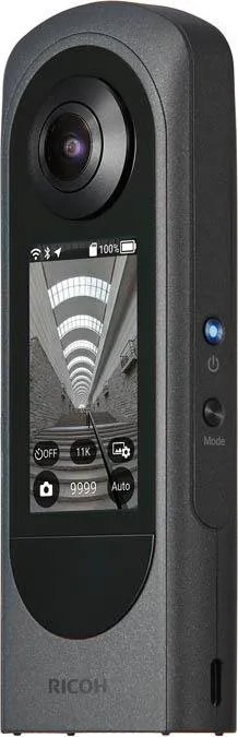 360 kamera RICOH THETA X, s rozlíšením videa až 5,7 K/30 FPS, 2,25" LCD dotykový disp
