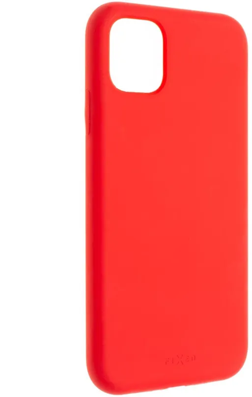 Kryt na mobil FIXED Flow Liquid Silicon case pre Apple iPhone 13 Pro, červený